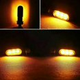 thumbnail image 2 of 4pcs 3leds Motorcycle Indicators Mini LED Turn Signal Light flasher Amber signal lamp Blinker intermitentes moto for honda, 2 of 5
