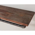 thumbnail image 2 of Armen Living 24" Jarrett Industrial Pine Wood Floating Wall Shelf in Gray and Walnut Finish, 2 of 2