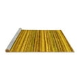 thumbnail image 2 of Ahgly Company Machine Washable Indoor Rectangle Oriental Yellow Modern Area Rugs, 2' x 4', 2 of 4