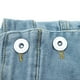 thumbnail image 5 of Pantalones Cortos de Mezclilla Elásticos y Rotos Para Niñas,KIDSCOOL SPACE,Azul Claro,9-10 Years, 5 of 6