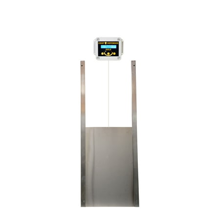 UPC: 0731717189381 | Coop Defender™ Gold Automatic Chicken Coop Door Kit (Aluminum Metal)