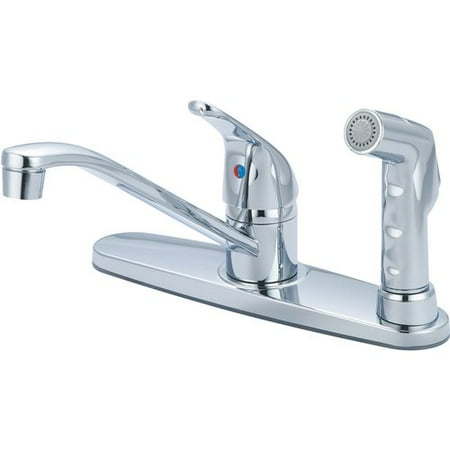UPC 763439852564 product image for Olympia Faucets Single Handle Kitchen Faucet with Side Spray | upcitemdb.com