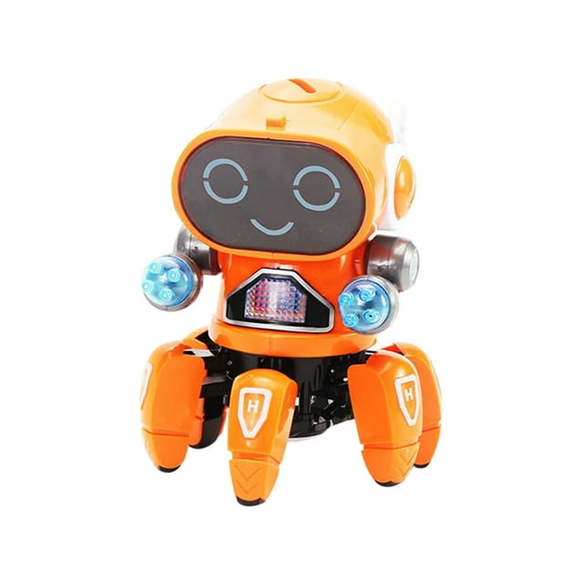 CJiaWei Six Robot pour Enfants, Robot Intelligent Chantant et Dansant, Jouets pour Garçons et Filles