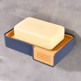 thumbnail image 1 of Factory Direct Bathroom Household With Lid Connected Draining Soap Box Soap European Printing Soap Box, 1 of 7