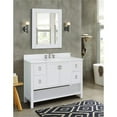thumbnail image 2 of Bellaterra Home 49" Single vanity in White finish top with White quartz and oval sink, 2 of 10
