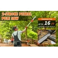 thumbnail image 6 of Floseru 5 in 1 Gas Weed Eater, 52CC 2-Cycle Weed Eater Gas Powe, Gas Weed Wacker, 9500rpm Strong Power & Multi Functional Gas String Trimmer Brush Cutter for Yard & Garden, 6 of 11