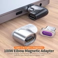 thumbnail image 3 of WAITLOVER Adaptador magnético USB tipo C de 100 W para cargar portátiles, tabletas y teléfonos, 3 of 7