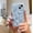 Blue, variant on REQO Case for iPhone 13,3D Meteorite Bubble Pattern Electroplate Plating Glitter Curly Wavy Frame Glossy Case,Soft TPU Shockproof for iPhone 13 6.1 Inch
