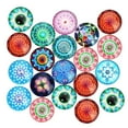 thumbnail image 2 of simhoa 20pcs Mixed Glass Dome Flatback Cabochons Embellishment Scrapbooking 18mm, 2 of 8
