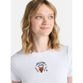 thumbnail image 4 of Netflix Stranger Things Cotton Graphic Baby Tee from No Boundaries, Women’s, 4 of 5