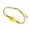 Yellow, variant on Playful Fish Charm Stainless Steel Adjustable Braided Bracelet Portable