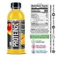 thumbnail image 3 of (4 pack) Protein2o 20g Whey Protein Isolate Hydration Liquid Drink, 350mg of Electrolytes, Vitamins B5 & B6, Sugar-Free, Orange Mango, 16.9 oz Bottle (Pack of 4), 3 of 12