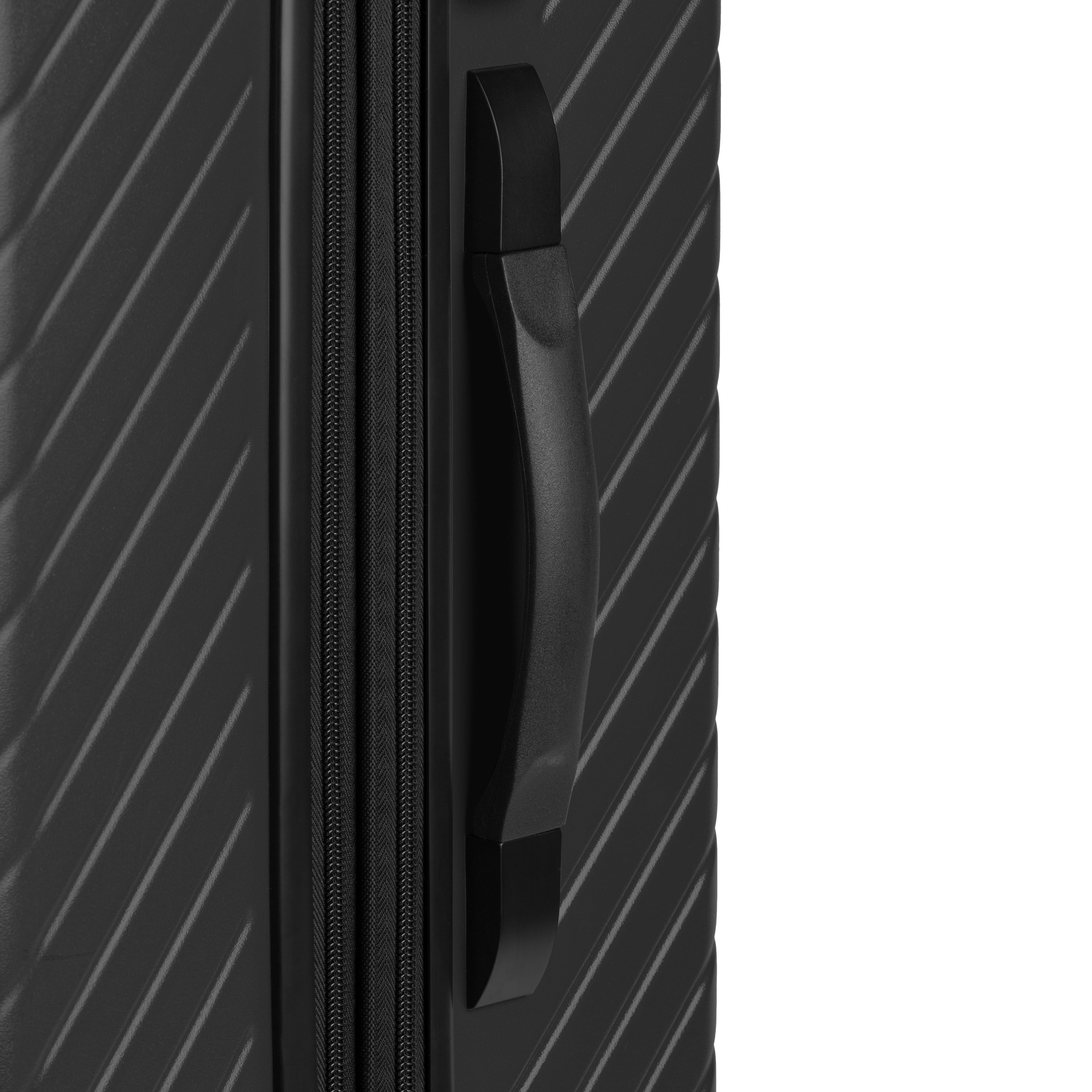 SWISSGEAR Edge Hardside Large Checked Spinner, Black