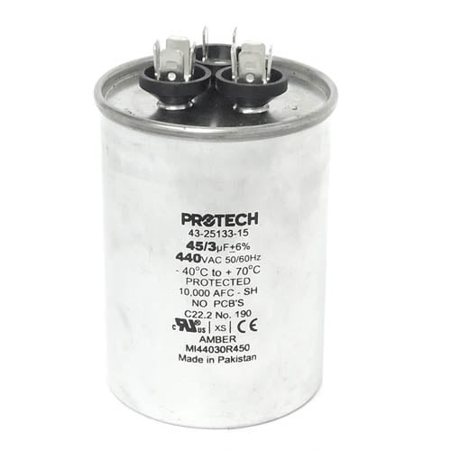 43-25133-15 - OEM Rheem Capacitor 45/3 uf 440vac