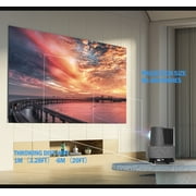 Mini Projector, 4K Support Smart TV Portable Projector with Wireless WiFi 6, Full HD 1080P Outdoor Projector, 2022 Android Home Movie Projector for Netflix/YouTube/iPhone/Laptop/HDMI/USB C