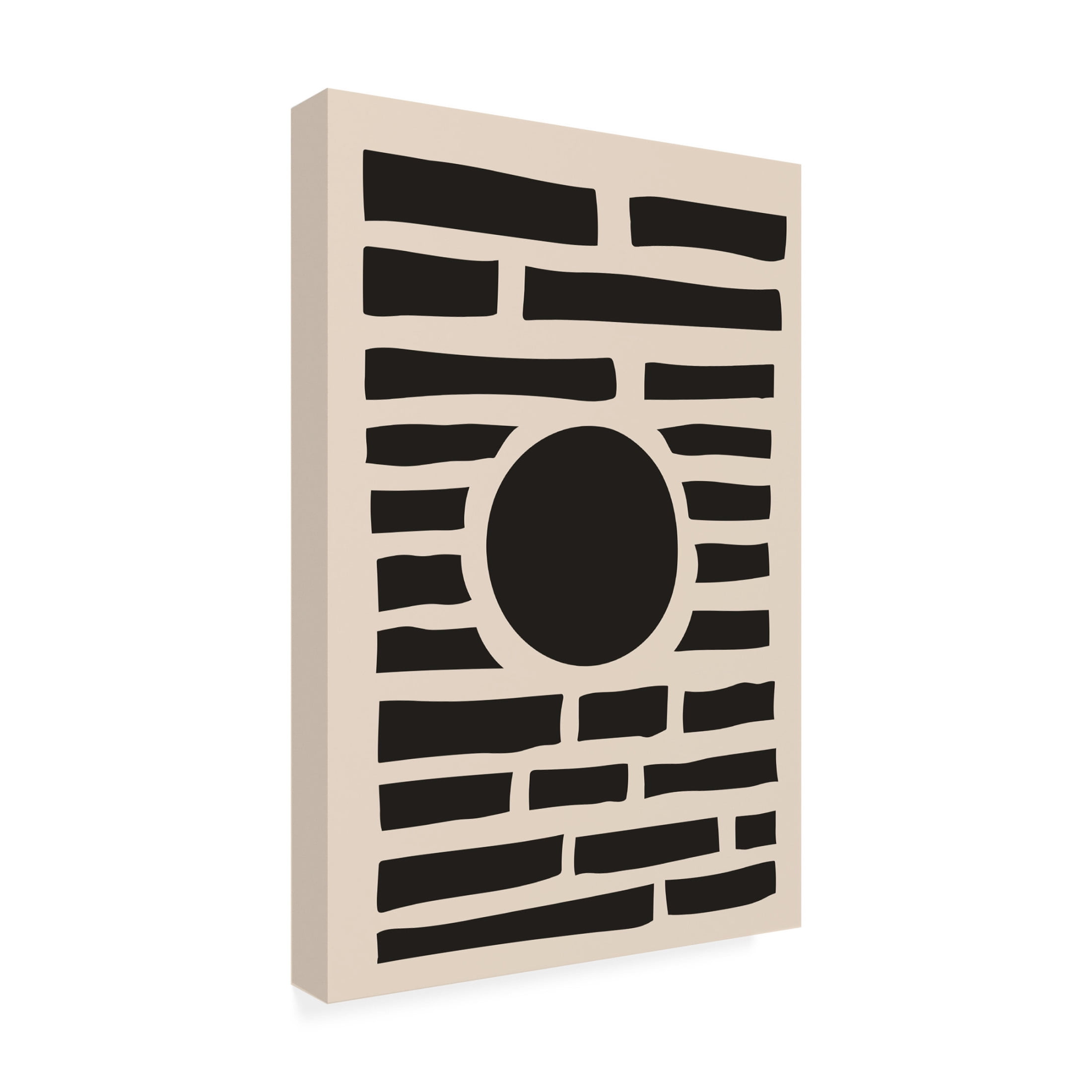 Trademark Fine Art jay stanley Minimal Black Expression 3 Canvas Wall Art