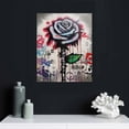 thumbnail image 4 of COMIO Graffiti Canvas Wall Art, Street Graffiti Canvas Wall Art, Modern Street Graffiti Wall Art, Colorful Graffiti Wall Art, Graffiti Art Rose Flowers Canvas Painting for Living Room Decor, 4 of 4
