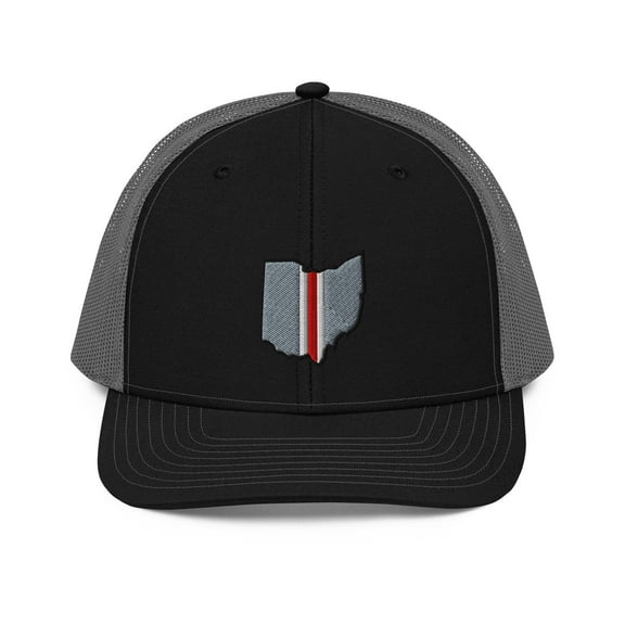 Ohio Stripe Trucker Hat