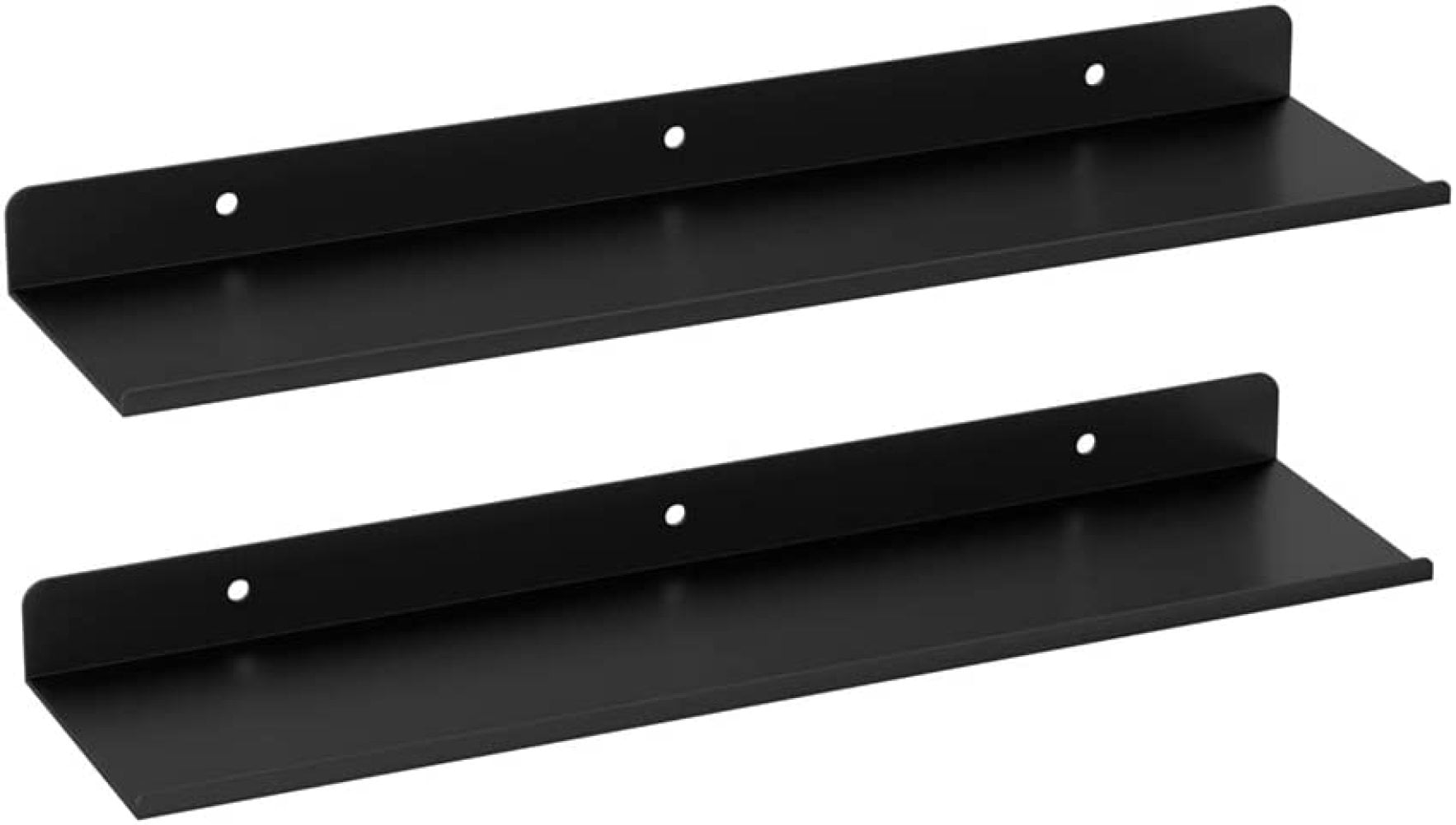 Floating Shelves Metal Wall Mounted Shelf Organizer for Picture Ledge