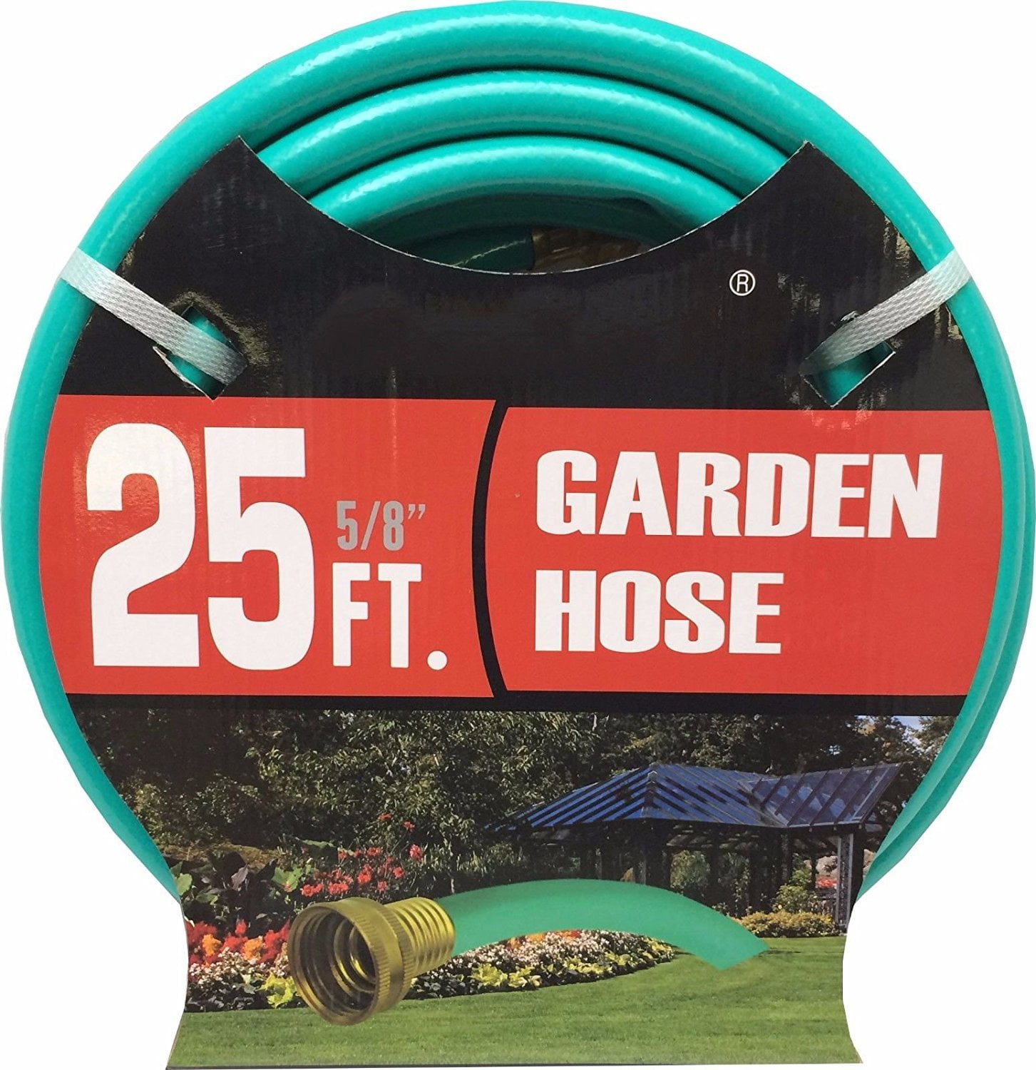 LavoHome Medium Duty Premium Garden Hose Lawn Water (25 Feet, Garden Hose) by