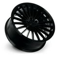 thumbnail image 3 of Dolce Ghost 19X8.5 5X120 +28mm Gloss Black Wheel 19" Inch Rim New [SET OF 4], 3 of 3