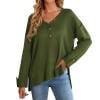 PMUYBHF Chandail Femme Saint-Valentin Automne Hiver Décontracté Confortable Mode Col en V Manches Longues Tricoté m