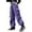 Purple, variant on Cargo Pants Girls Casual Girls Elastic Waist Drawstring Cargo Pants Girls Baggy Cargo Pants Wide Leg Girls Pants Girls 5-6 Years Pants