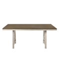thumbnail image 2 of New Classic Furniture Somerset Wood Rectangle Dining Table Vintage Creme/Brown, 2 of 4