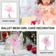 thumbnail image 3 of GOOHOCHY 3 juegos de adornos para tartas de bailarina, decoración para tartas de fiesta, adorno creativo para postres, 3 of 8