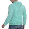 thumbnail image 6 of Salouo Teal Turquoise Glitter Pattern Men's Fall Hoodie Sweatshirt,Sport Hoodie with Pockets for Men Pullover Casual Hooded Sweatshirt-XX-Large, 6 of 7
