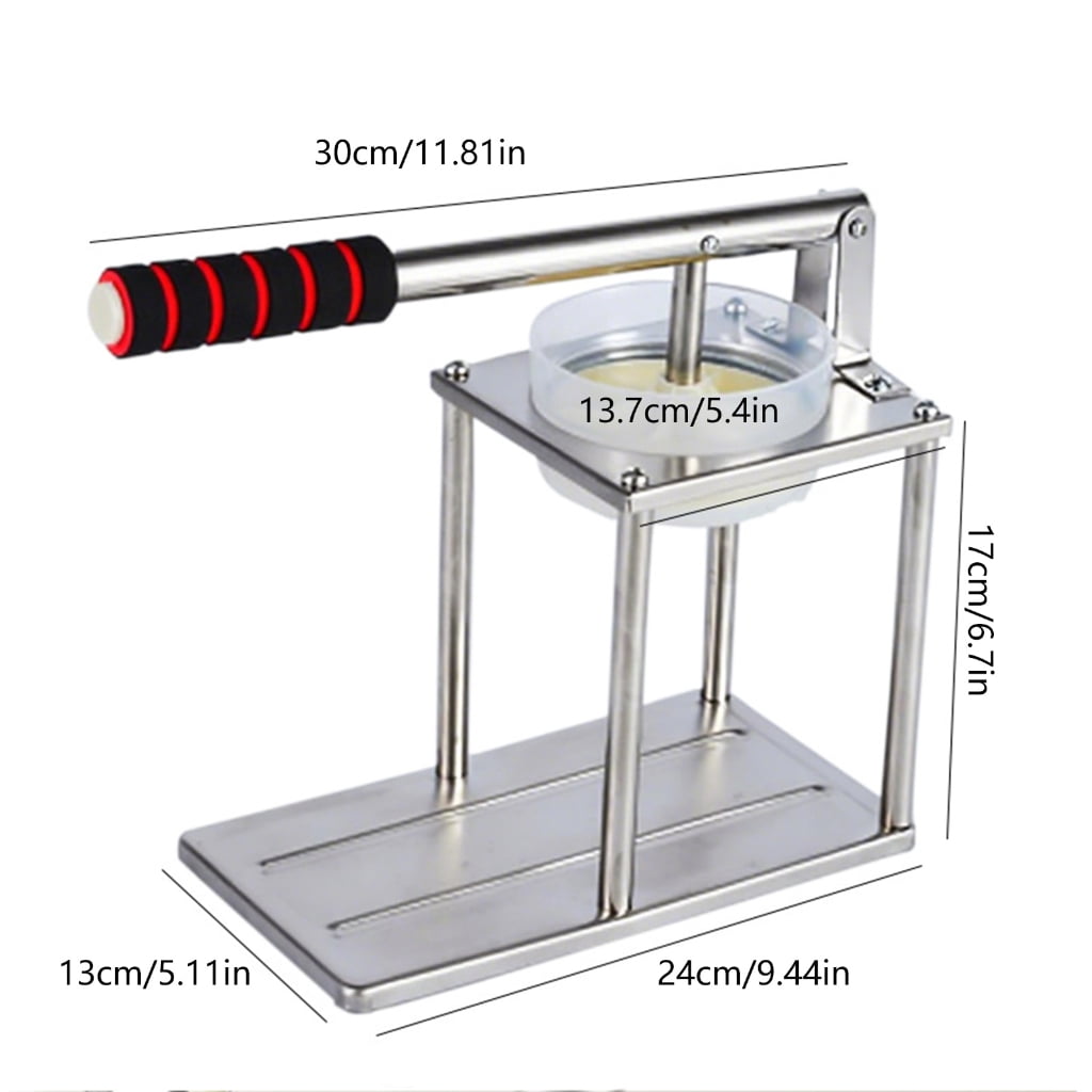 Space Saving Juices Extractor Machine Food Grade Stainless Steels Hand Press Juicer For Various Fruits Beverages