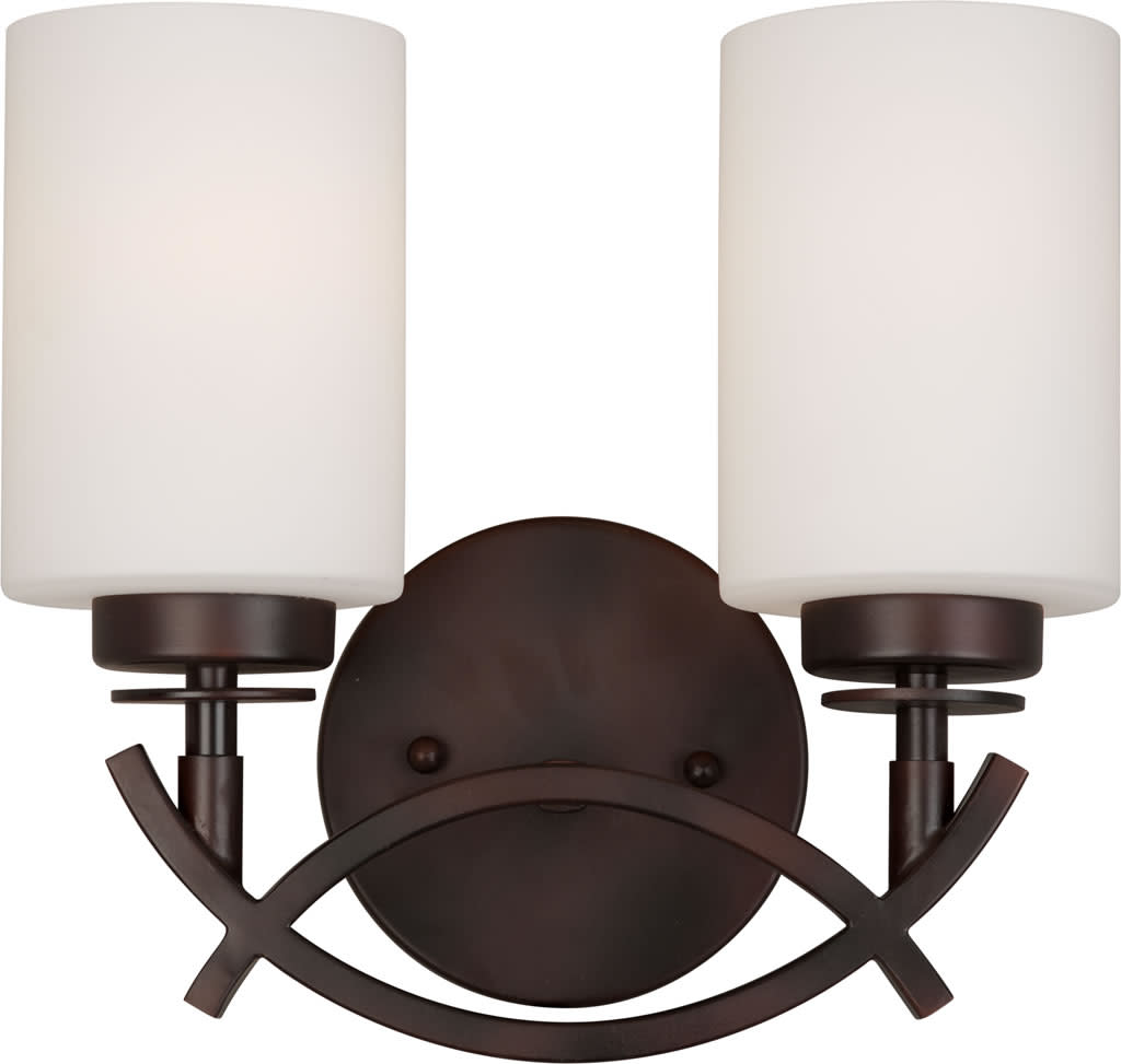 Forte Lighting 2 Light Bath Vanity Light