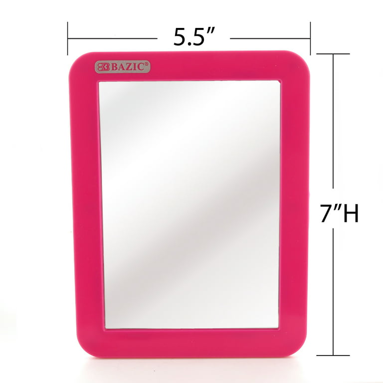 BAZIC 5.5 x 7 Magnetic Locker Mirror, Case of 24 (130