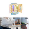 thumbnail image 2 of HUASHENG Jouet de Cuisine de Jeu d'Imitation Multiusage Décoration de Maison de Poupée Jouet Éducatif Réfrigérateur de Simulation Ensemble de Cuisine pour Garçons Filles Bleu, 2 of 8