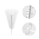 thumbnail image 4 of 1pc Cone Shaped Rain Gauge Plug Measuring Cup Transparent Rainfall Gauge, 4 of 4