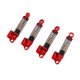 thumbnail image 2 of Amortiguador de Choque RC Aleación de Aluminio Alta Elasticidad CNC RC Amortiguador Tele Roscado para FMS FCX24 1/18 1/24 RC Crawler Car Rojo YUNYI BRAND Deportes, 2 of 8