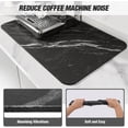 thumbnail image 5 of Coffee Mat Hide Stain Rubber Backed Absorbent Dish Drying Mat for Kitchen Counter-Coffee Bar Accessories Fit Under Maker Machine Pot Espresso Machine Dish Rack 16''x12'', 5 of 7