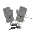 thumbnail image 3 of Lolmot Women's USB Heated Gloves,Heated Winter Gloves 3 Heating Levels,Washable Winter Hands Warm Laptop Gloves Knitted Heating Warmer Full & Half Fingerless Gloves Typing Gloves, Best Winter Gifts, 3 of 5