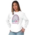 thumbnail image 4 of Cute Spring Easter Egg Mama Bunny Women's Long Sleeve T Shirt Brisco Brands S, 4 of 5