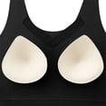 thumbnail image 5 of Black Women's Cami Crop Top Built in Bra Nylon,Spandex Summer Sleeveless Racerback Casual Basic Tops 2026 Women's Tank Tops 4XL, 5 of 9