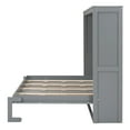 thumbnail image 4 of Queen Size Murphy Bed Wall Bed, Space-Saving for for Guestroom, Apartment, Small Space, Gray, 4 of 9