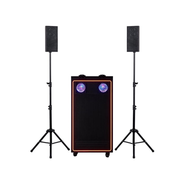 Sistema de Audio DJ Pro 1500 Alienpro Mezcladora y Satelites