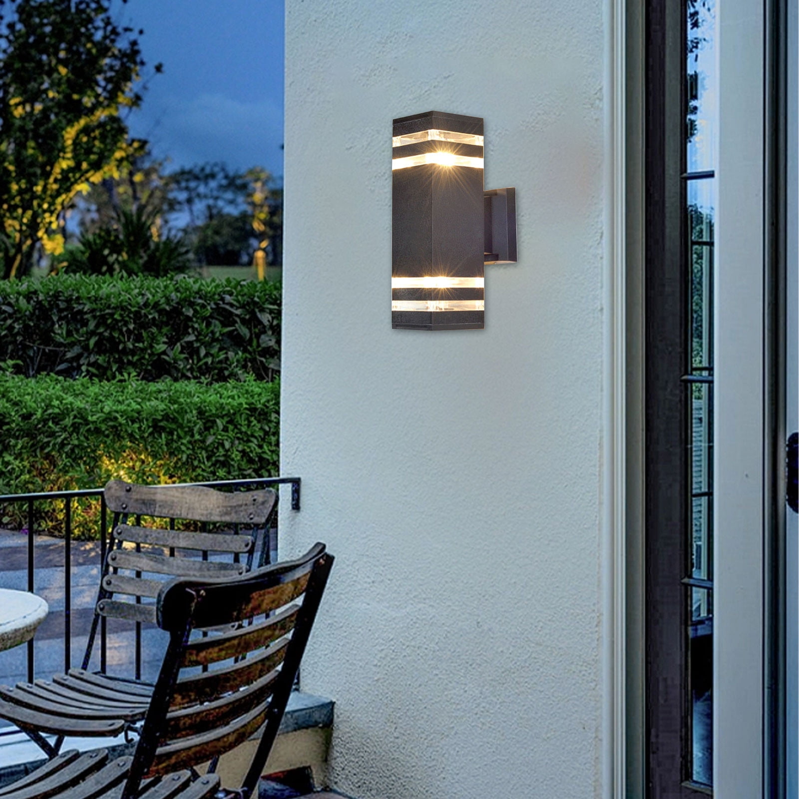Kokovifyves Outdoor Wall Light, Outdoor Fixture Wall Mount, Modern Outdoor Wall Porch Light, Engineering Plastic Outdoor Wall Light, Waterproof Outdoor Fixture Wall Mount D