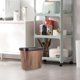thumbnail image 4 of WRISTBIQUE Papelera De De Madera Falsa Para Dormitorio Reciclable Y Lavable Color Café, 4 of 6
