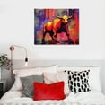 thumbnail image 4 of Nawypu Bull Motivational Wall Art Canvas Print, Office Decor, Inspiring Framed Prints, Inspirational Entrepreneur Quotes for Wall Art Decoration, Stock Market Trading Art Print, 4 of 4