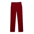thumbnail image 4 of Uniform Pants for Girls Elastic Waist Straight Red School Pants Boys Back to School Clothes Size 5-14 Years, 4 of 6
