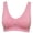 Pink, variant on Seamless Support Wireless Comfort Bra - Breathable Mesh Design, Anti-Chafing, Removable Pads, Versatile & Easy Maintenance Stretch Sports Freedom Bra - Dusky Purple - 3X-Large