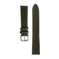 thumbnail image 3 of HIRSCH Terra Leather Watch Strap - Green - L - 26mm - Stainless Steel Silver Buckle, 3 of 7