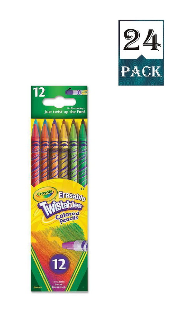 COLORED PENCILS, Crayola 12 ct. Twistable
