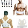 thumbnail image 4 of Cheers.US Posture Corrector Unisex, Upper Back Brace for Clavicle Support, Adjustable Back Straightener and Providing Pain Relief from Neck, Back & Shoulder Universal Humpback Belt Strap, 4 of 7